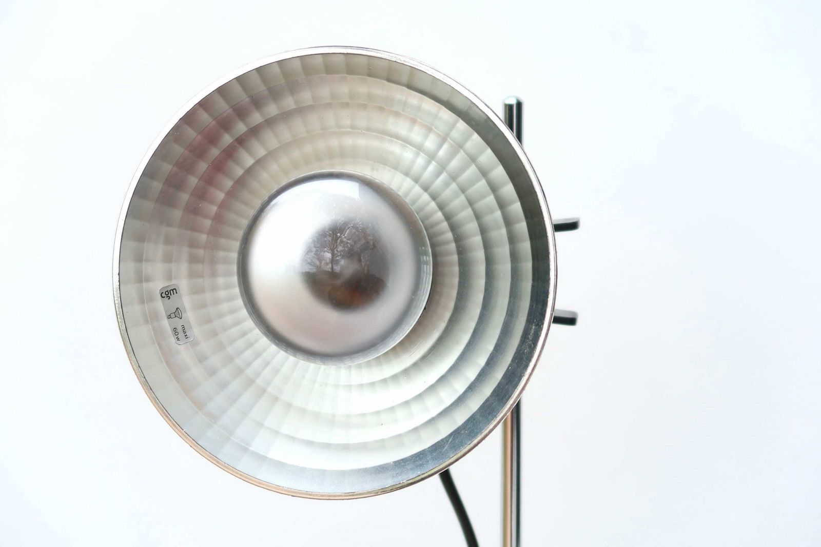 Bureaulamp, Zwart En Chroom, Jaren 1980 / Cgm, Vintage, Jaren Tachtig, Verlichting photo Verlichting