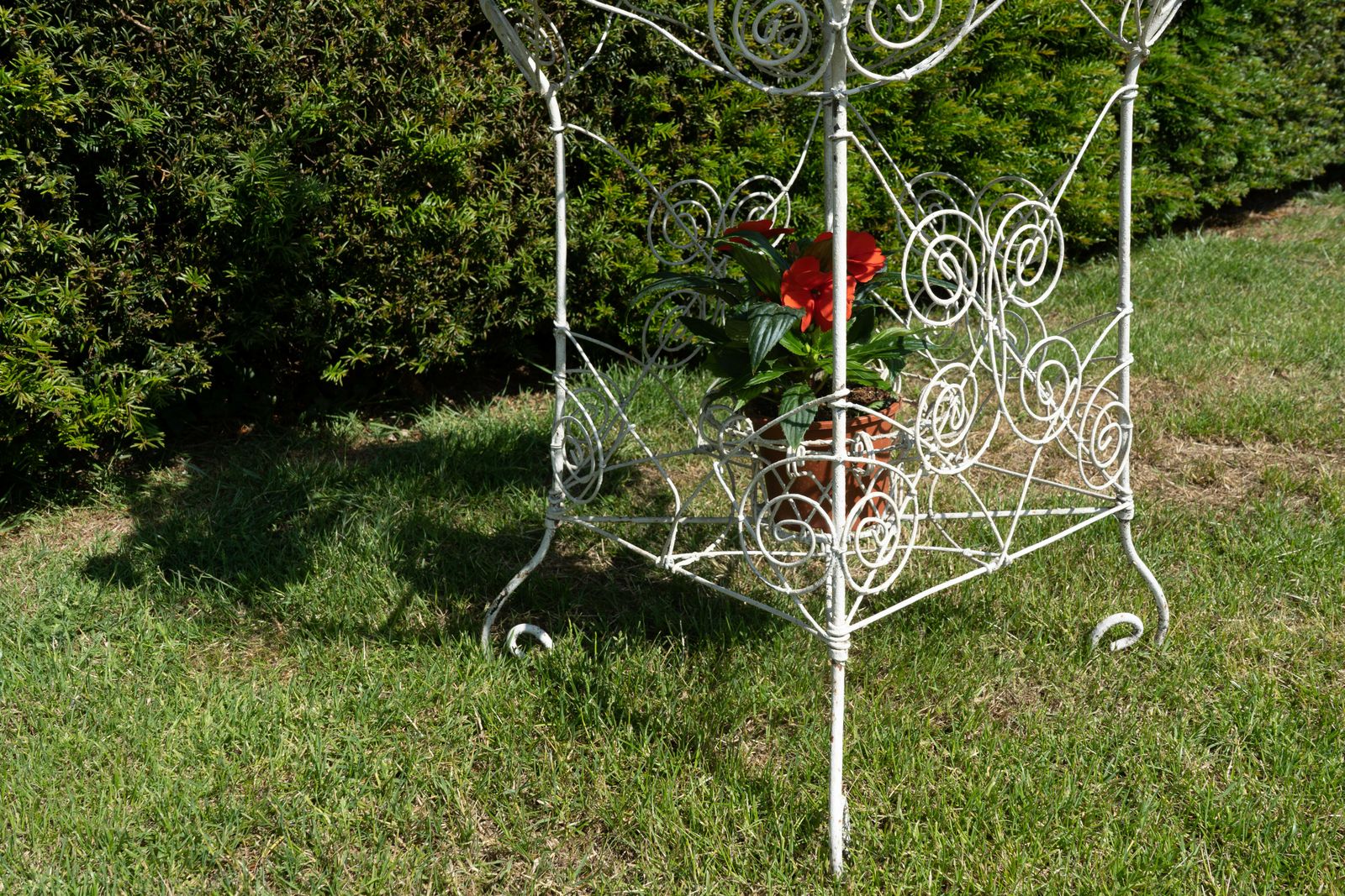 photo for sale A Pair Of Victorian Wirework Garden Planters