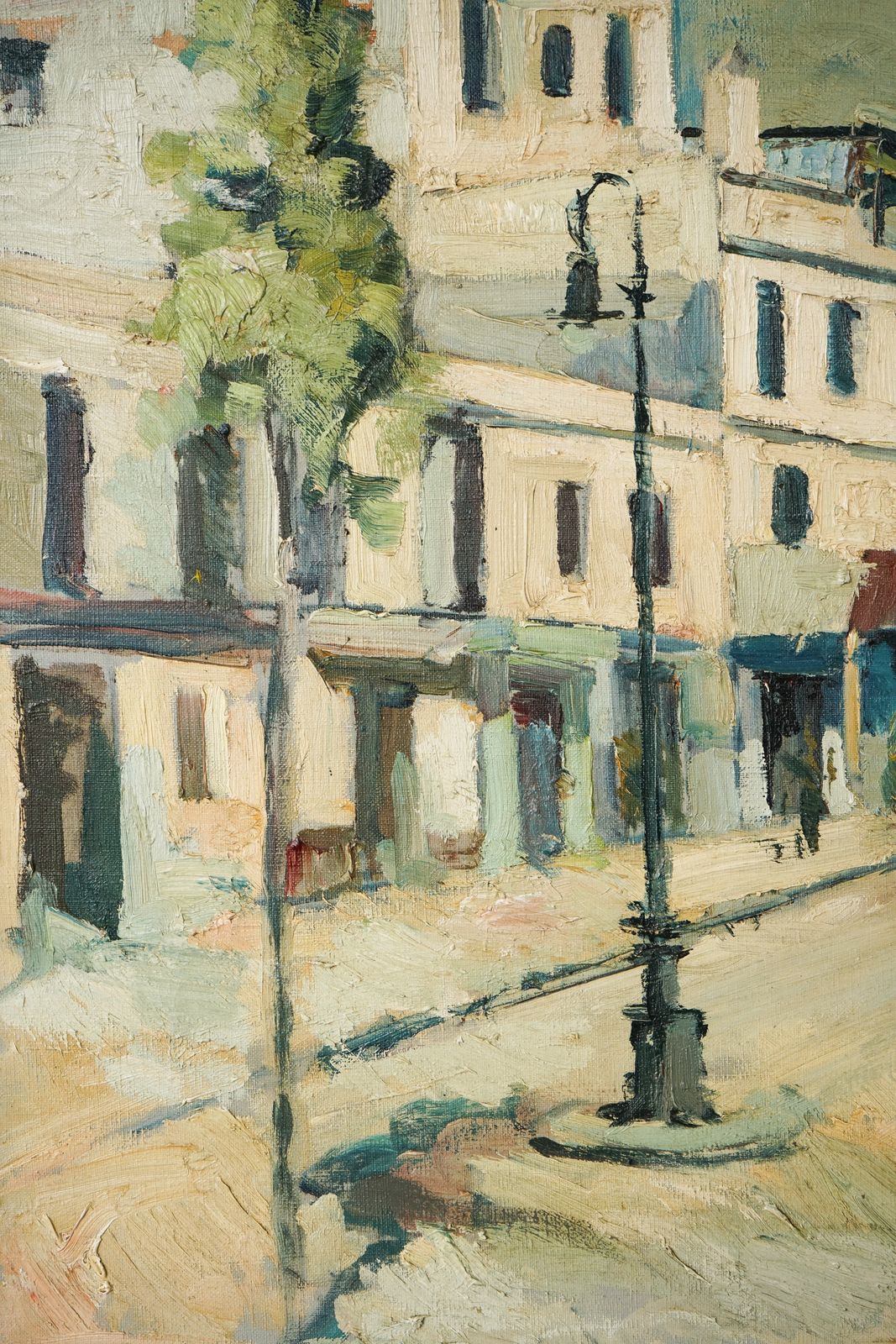 Impressionistisch Stadsgezicht, Ca. Jaren 1950 photo vinterior