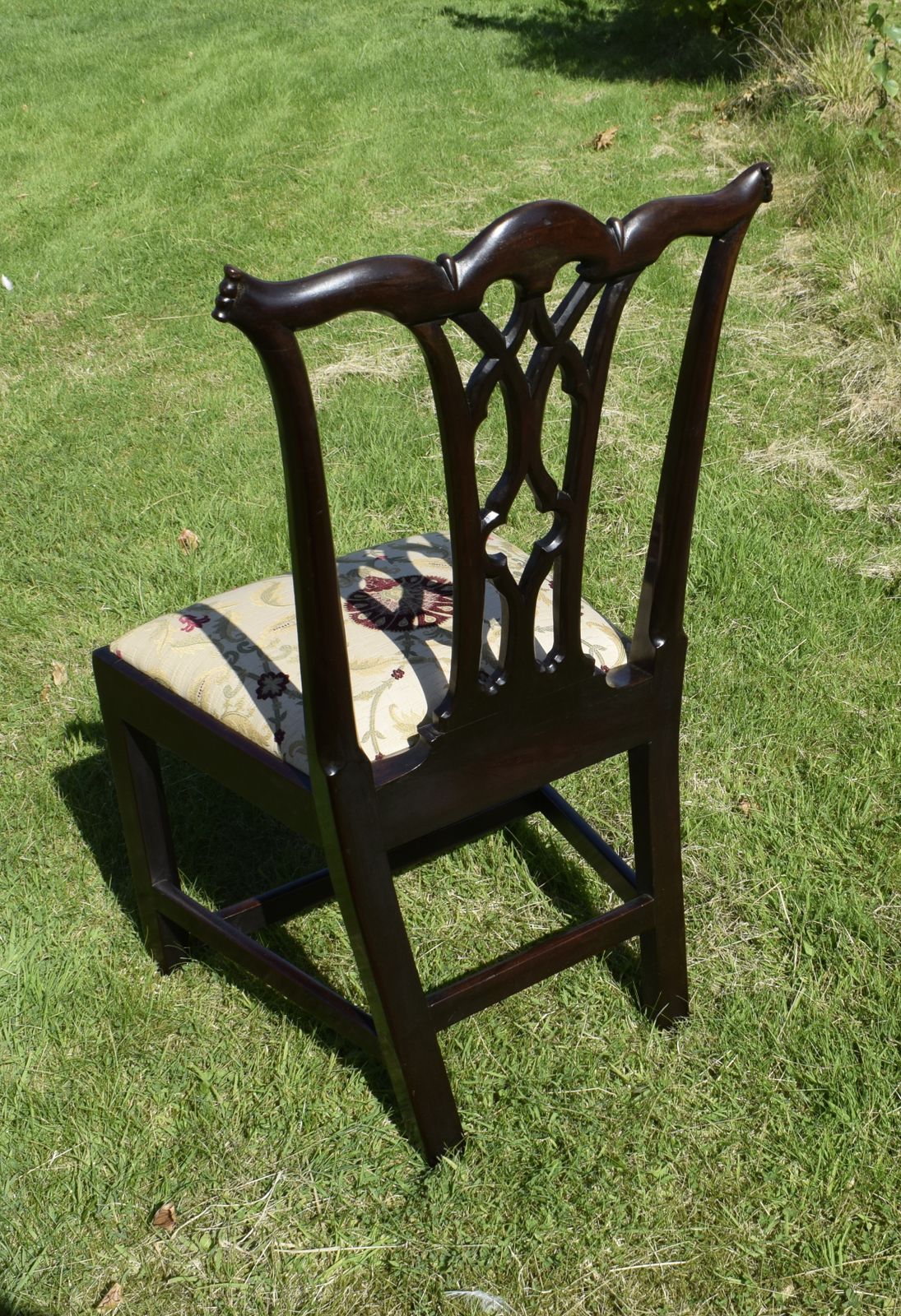 Georgian Period Chippendale Chair photo vintage