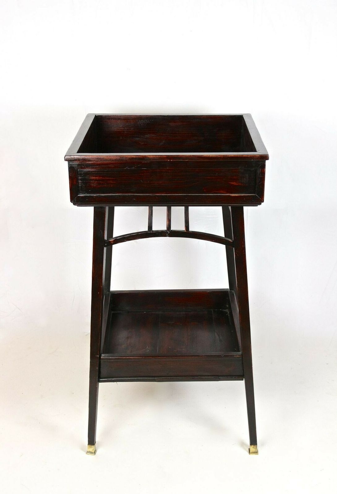 photo for sale 20th Century Art Nouveau Beechwood Pedestal/ Flower Tub, Mahogany, Ca. 1905