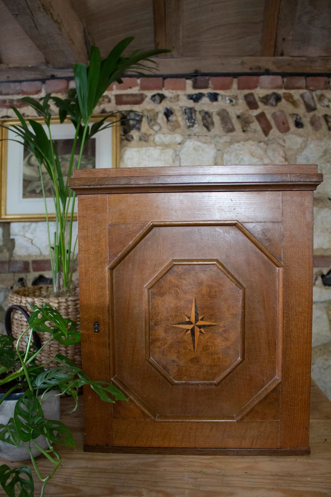 Early 20th Century European Oak Collectors Cabinet photo for sale
