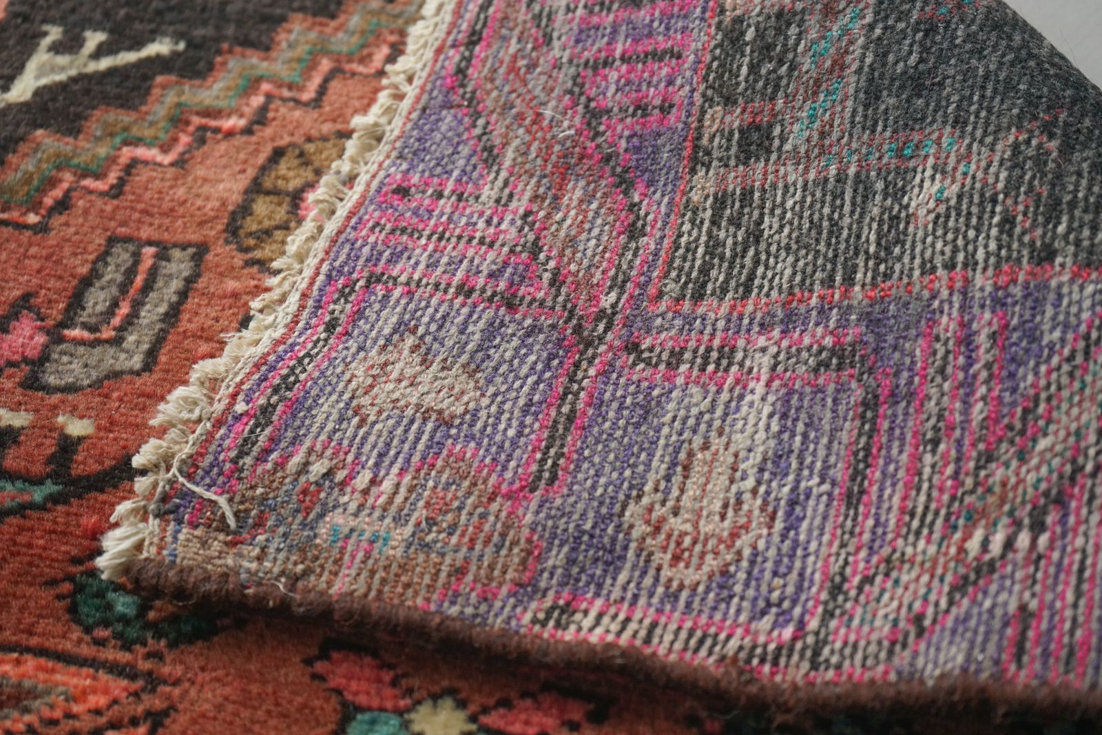Unusual Signed Hand Woven Vintage Tribal Rug With Animal Motifs photo vinterior