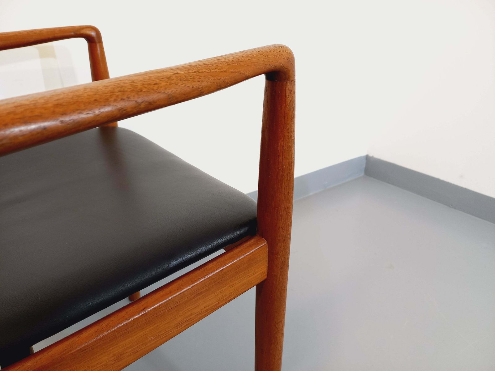 Scandinavian Teak Armchair, 1960s photo for sale