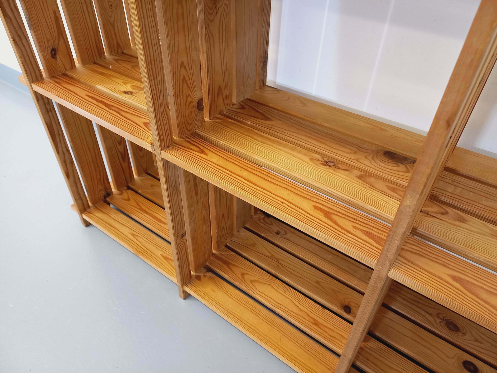 Pine Staircase Bookcase, 1980s photo 673.0