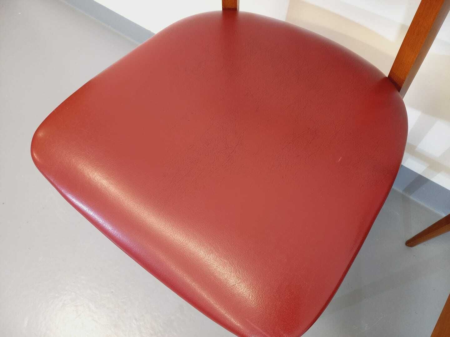 2 chaises scandinaves en hêtre, années 1950 photo vintage