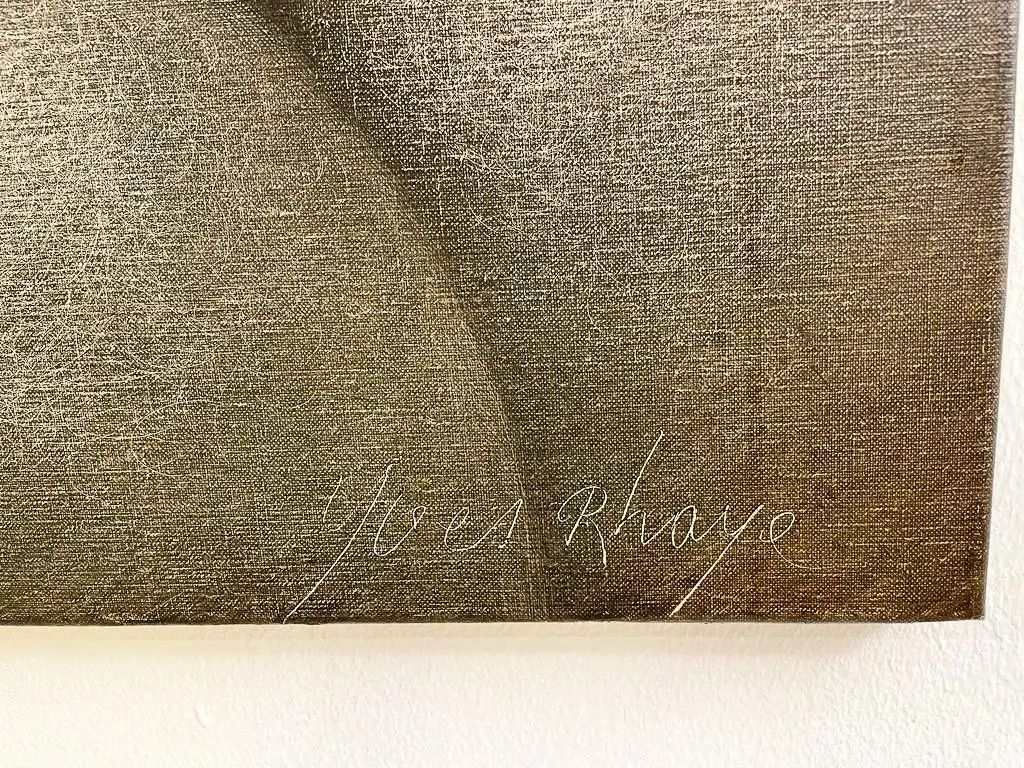 Mid Century Modern Painting By Yves Rayé, 1979 photo Art