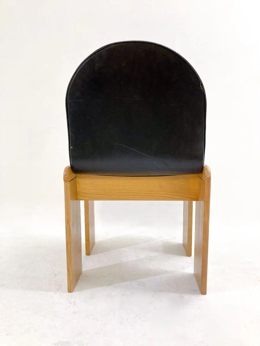 Mid Century Modern Leather Chair By Afra And Tobia Scarpa, Italy, 1970s photo buy