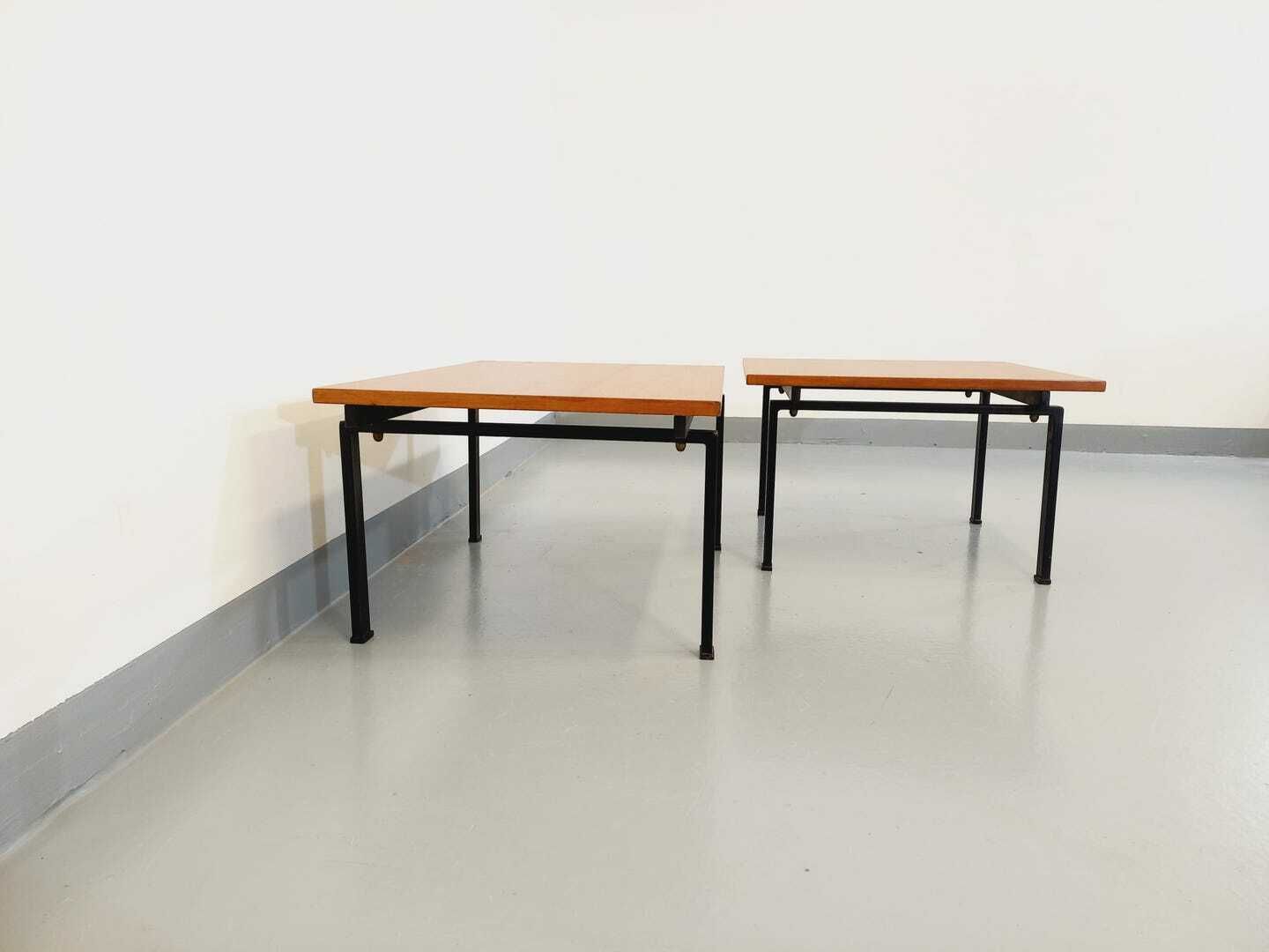 photo furniture 2 tables basses Isa en teck, années 1960