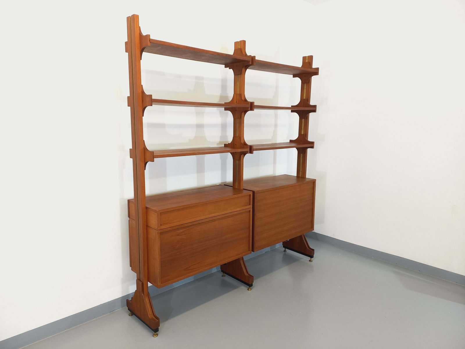 Bibliothèque scandinave en teck, années 1960 photo buy