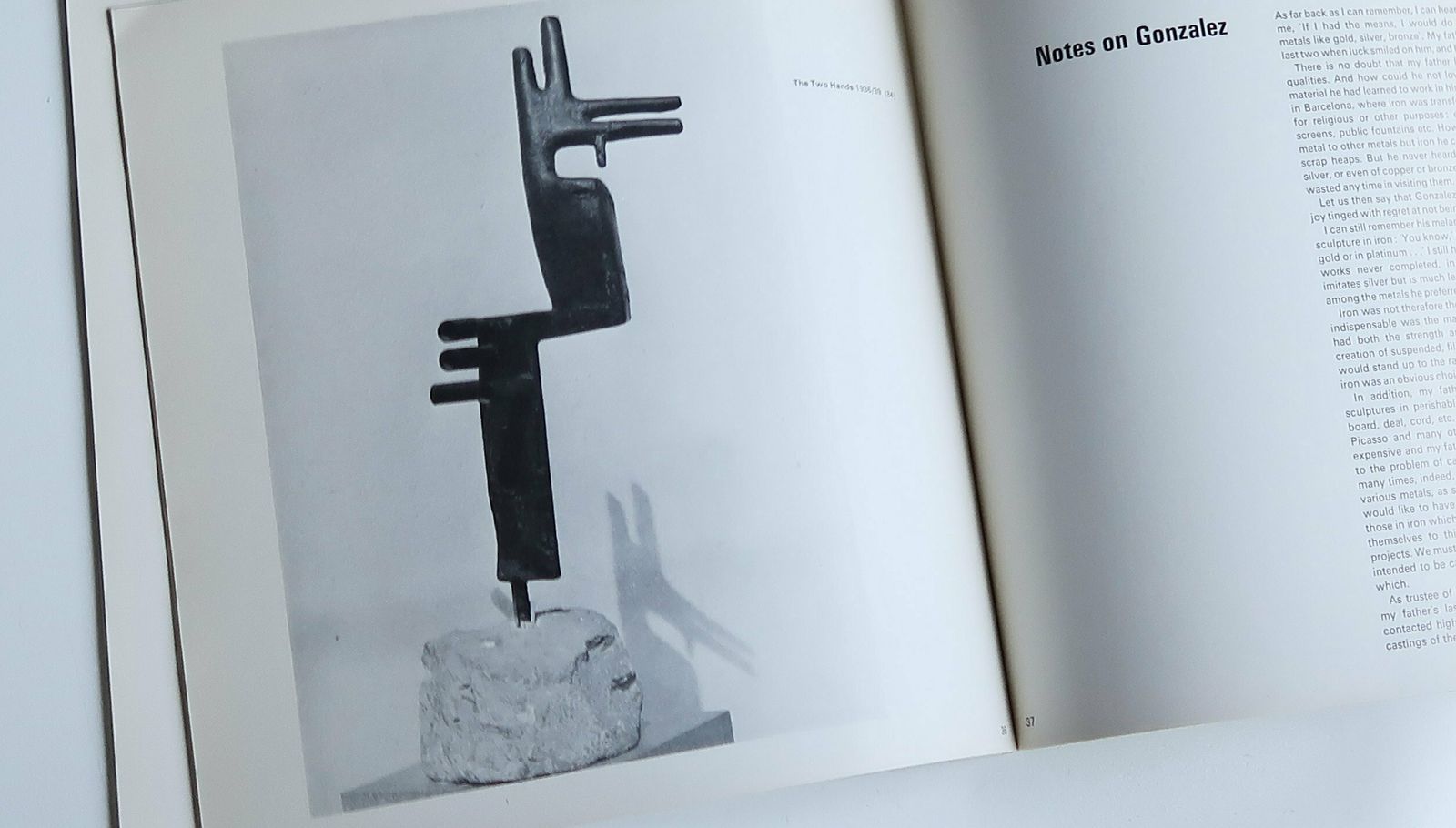 Catalog : Julio Gonzalez, The Tate Gallery, London, 1970s / Art, Modern, Sculpture photo Home Decor