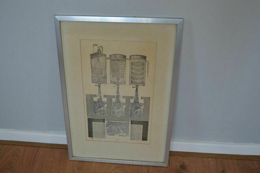 Vintage Print  Etching photo furniture