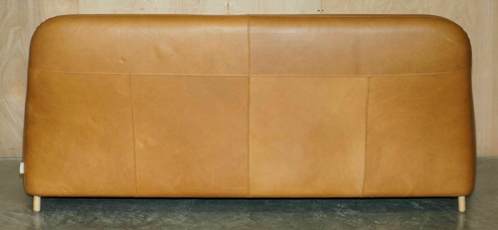 photo buy Habitat Smithfield Aron Probyn 50th Anniversary Brown Leather Sofa & Armchair