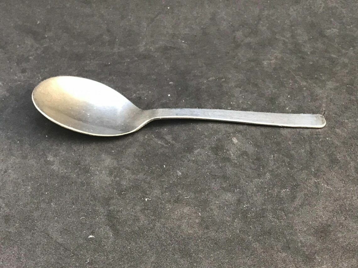 Kay Bojesen Vintage Jam Spoon Replacement Stainless Steel Scandinavian Flatware Replacement Danish 1950s Stainless Flatware Boho Chic photo vintage