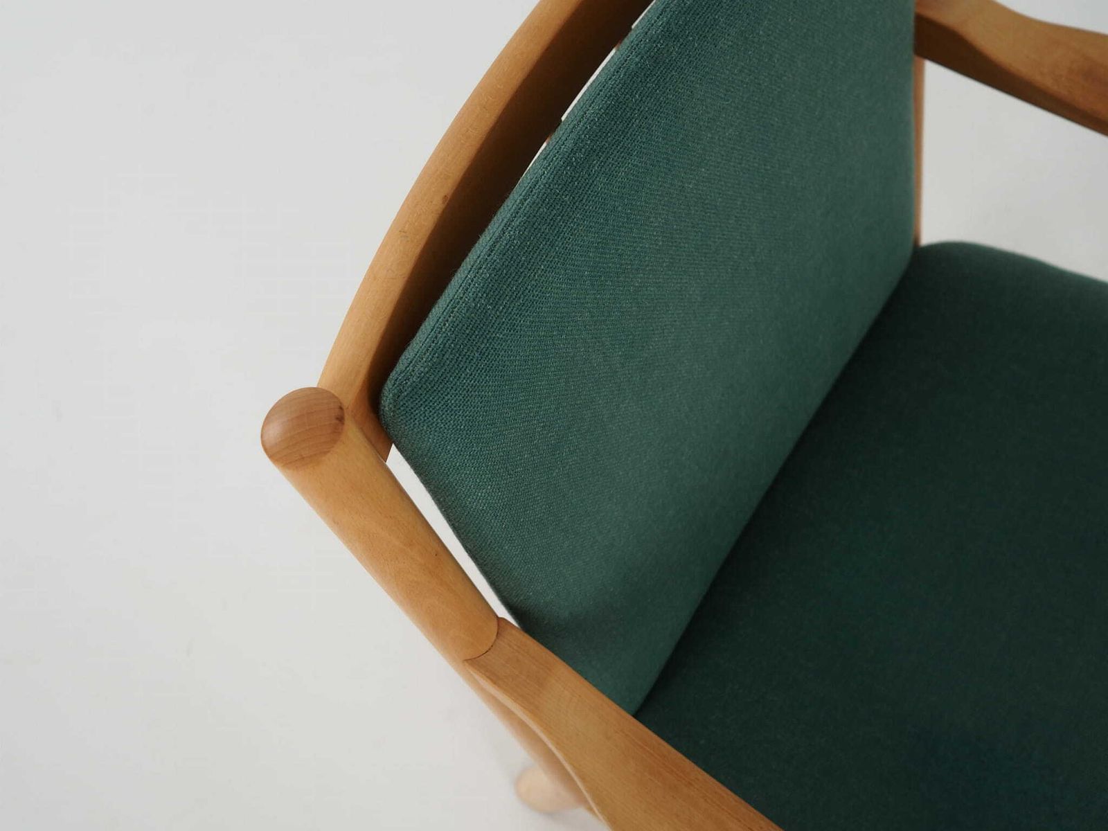 Furniture Beech Armchair, Danish Design, 1970s, Designer: Erik Ole Jørgensen, Manufacture: Tarm Stole & Møbelfabrik photo