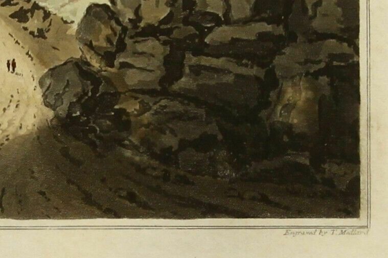 Aquatint With Hand Embellishment By Thomas Medland. Titled "The Scalp". photo Art
