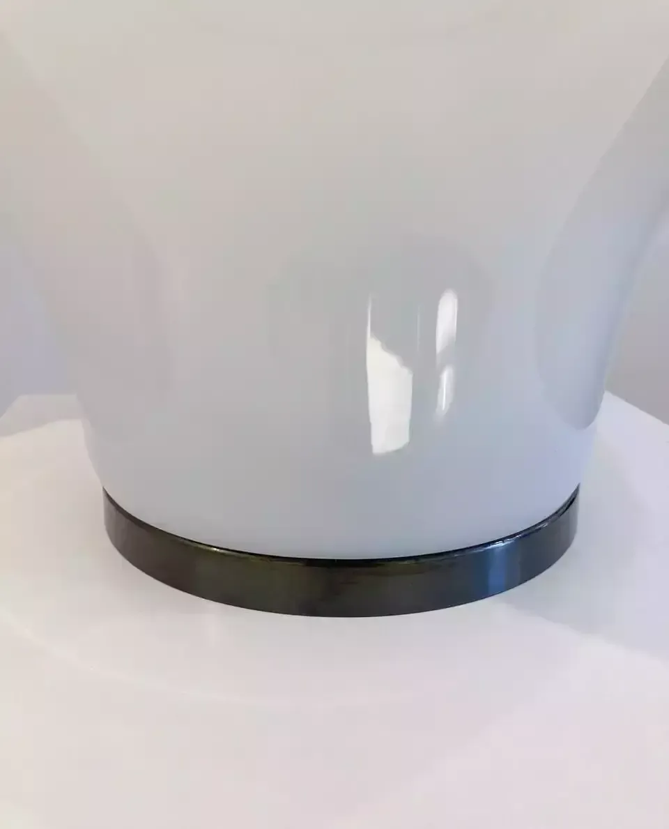 Mid Century Lotus Table Lamp By Carlo Nason For Mazegga, Italy, 1960s photo vinterior