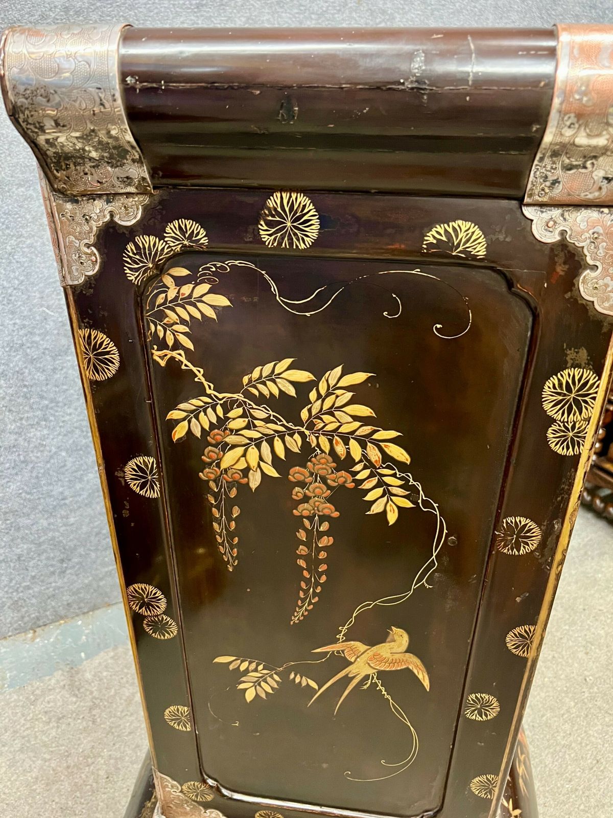 2475.0 Japanese Meiji Period Shodana Cabinet On Stand photo