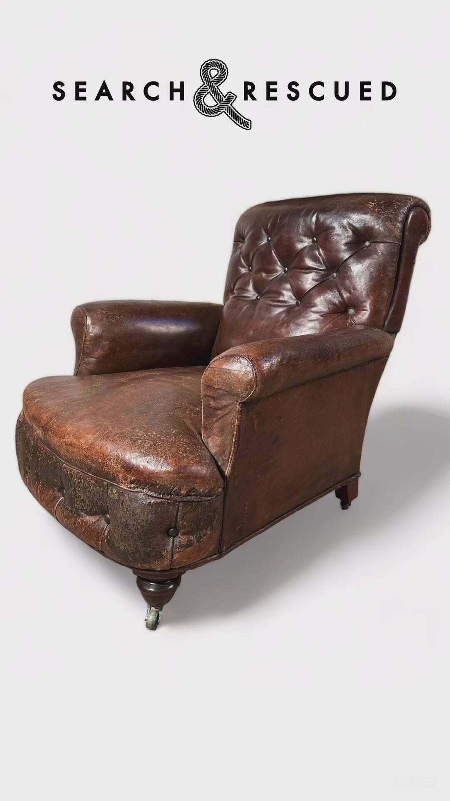 An Exceptional Country House Leather Armchair Attributed To Howard & Sons Circa 1870 photo Furniture