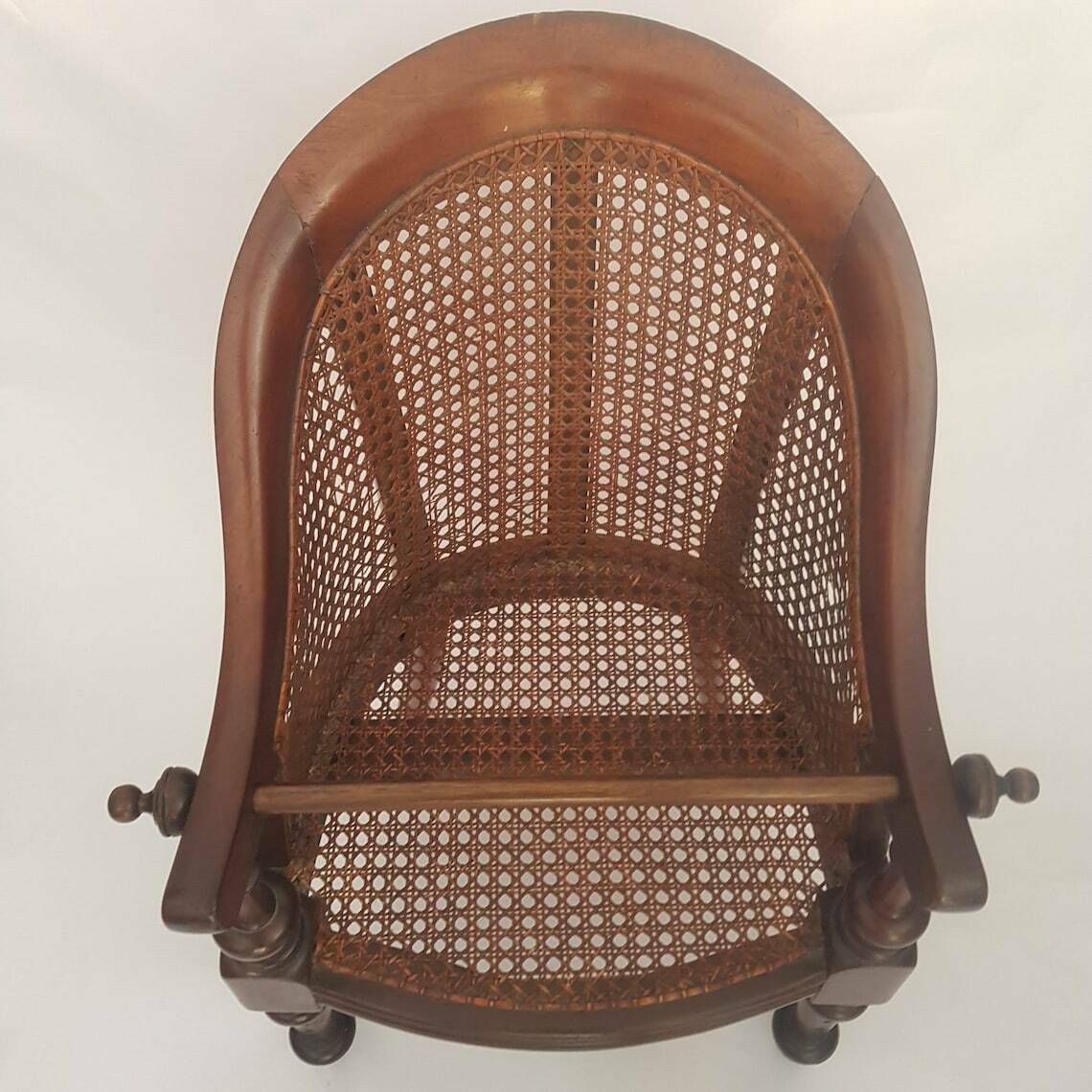 Antique Child's Convertible Highchair, Mahogany, Mid 19th Century. photo vinterior