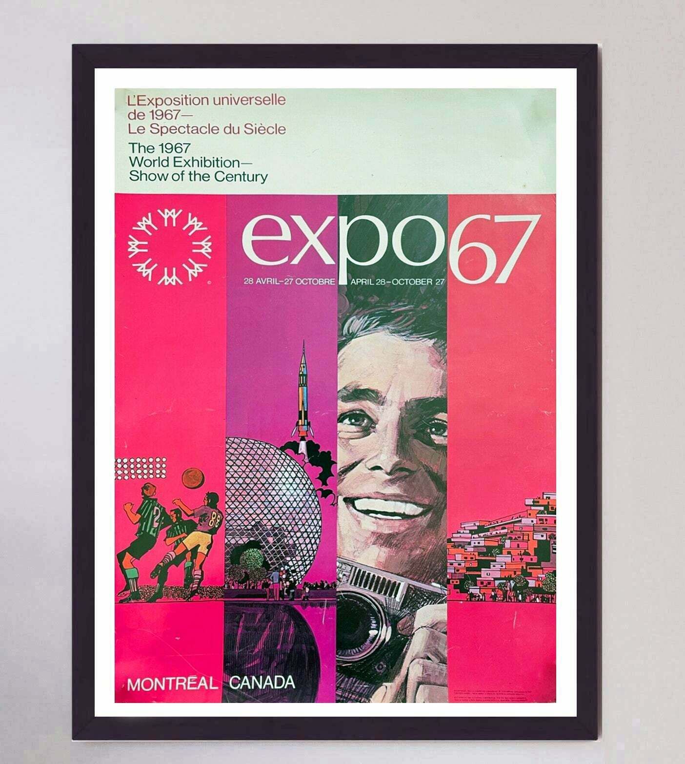 Expo 67   Montreal World's Fair Original Vintage Poster photo furniture