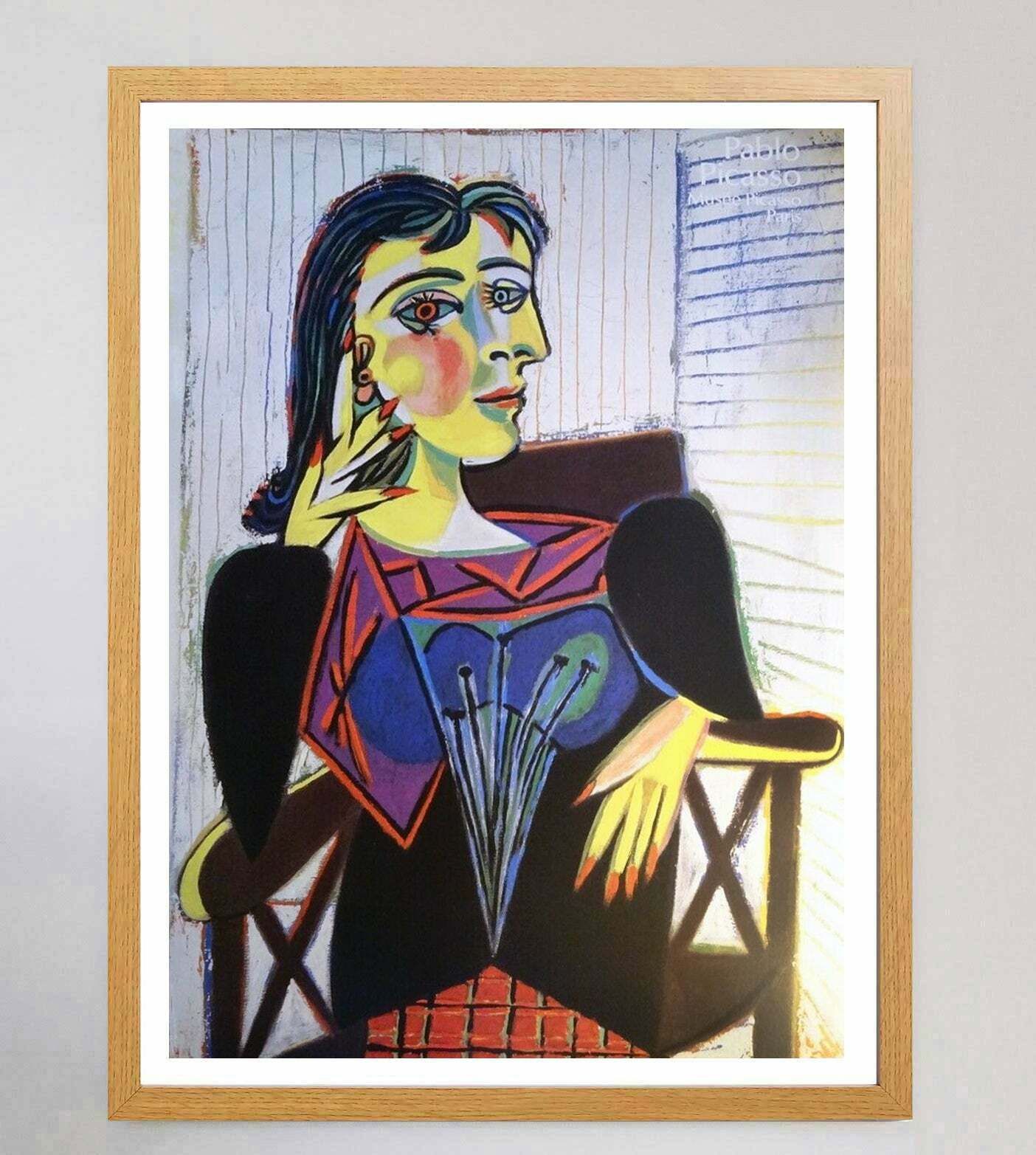 Pablo Picasso   Portrait Of Dora Maar Original Vintage Poster photo Art