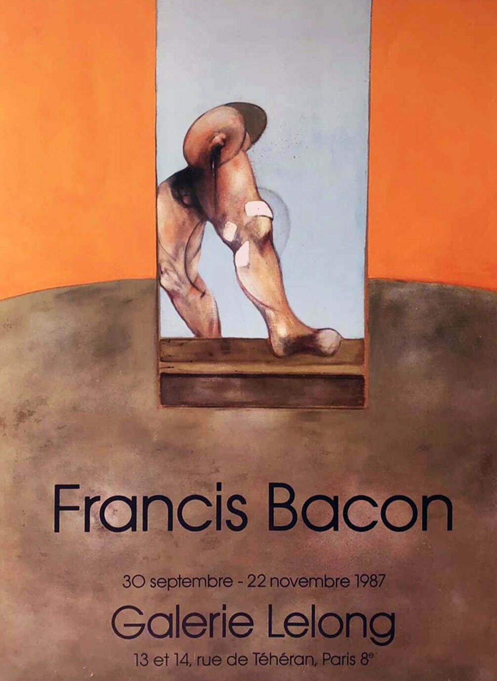 Francis Bacon   Galerie Lelong Original Vintage Poster