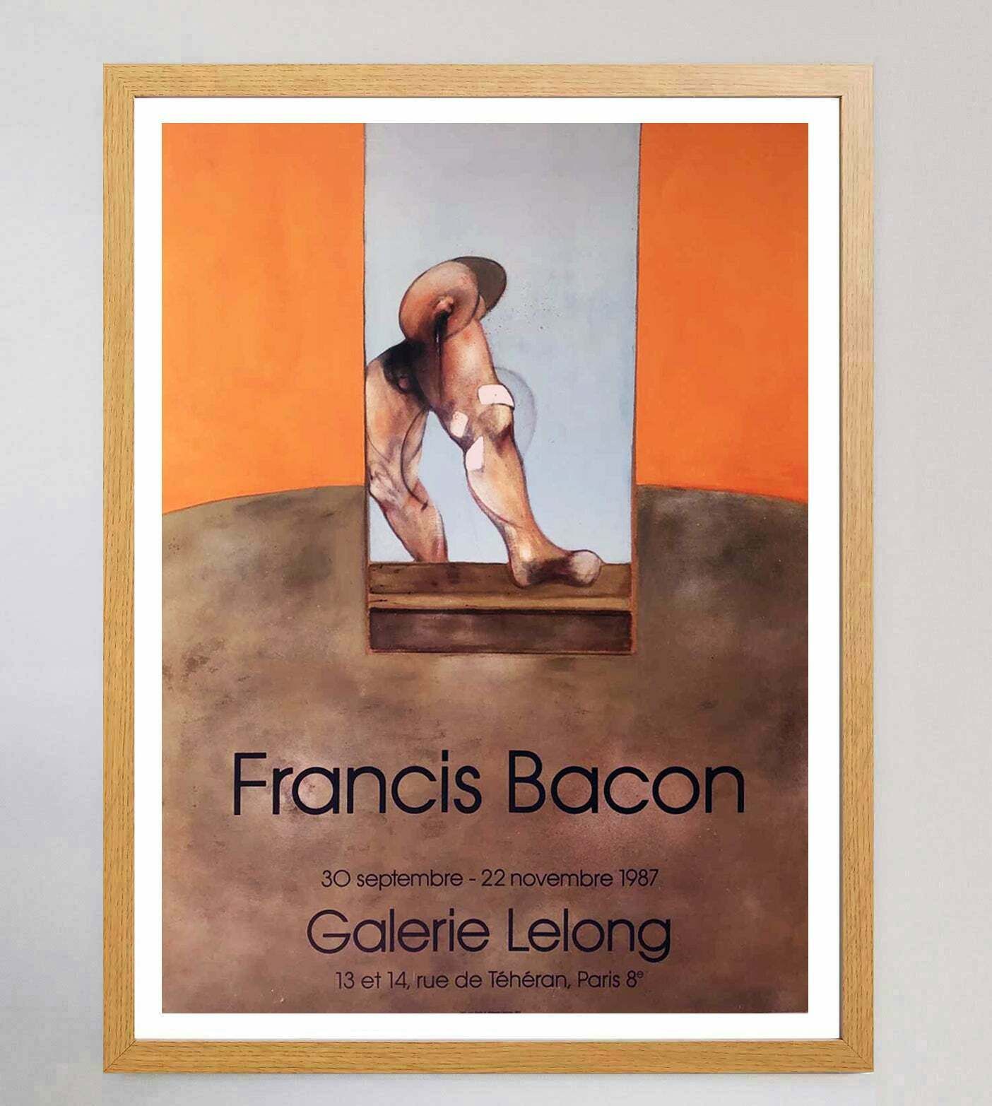 Francis Bacon   Galerie Lelong Original Vintage Poster photo Art