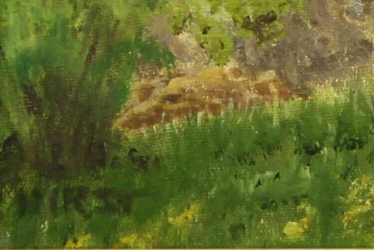Oil On Board By Hirst. House In The Country photo for sale
