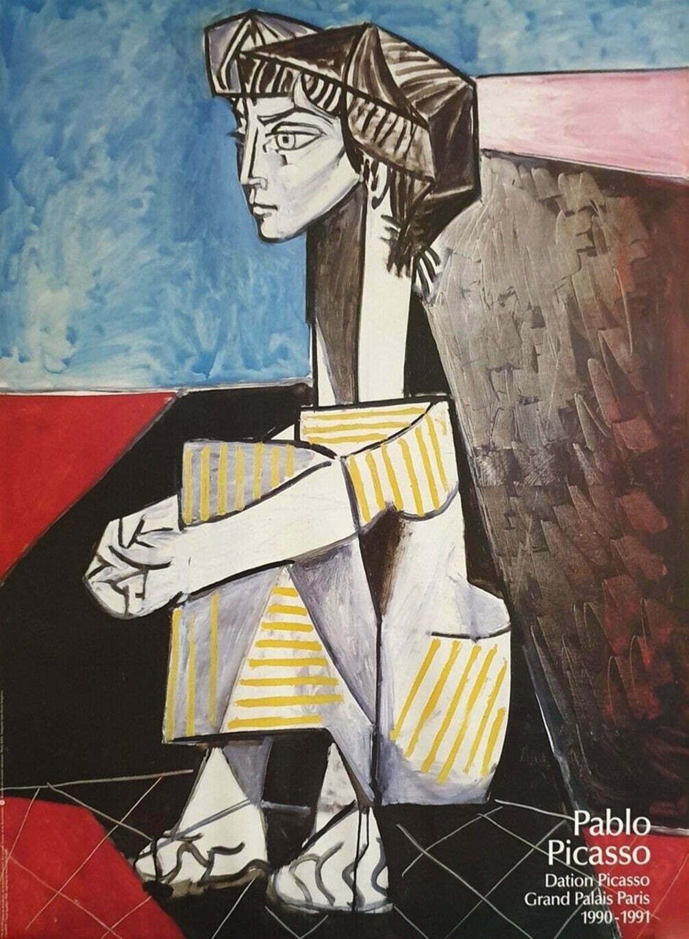 Pablo Picasso   Grand Palais Original Vintage Poster