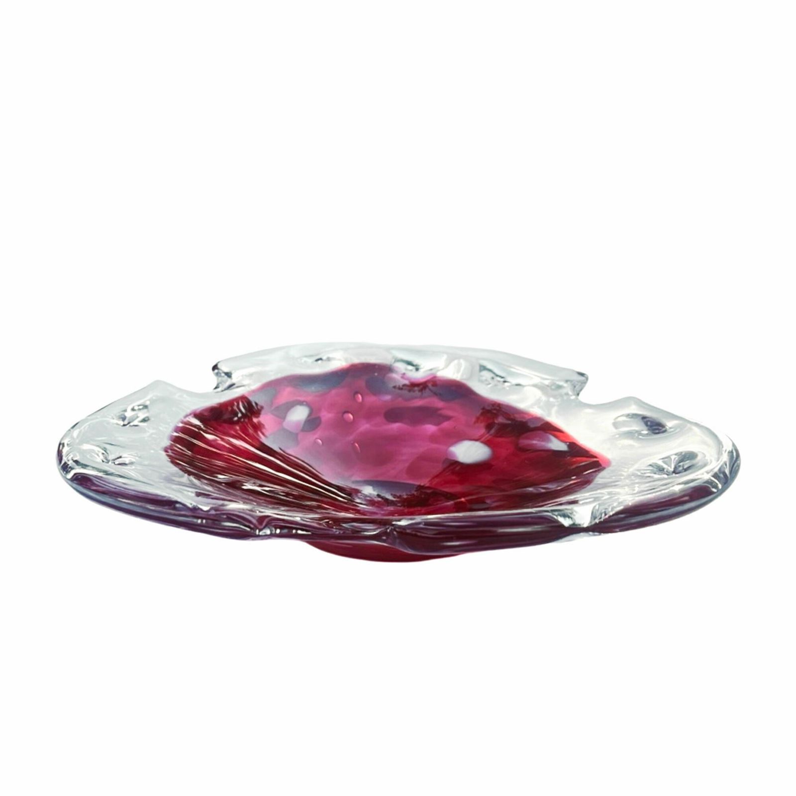 Organic Glass Ashtray, Murano, Italy, 1970s photo for sale