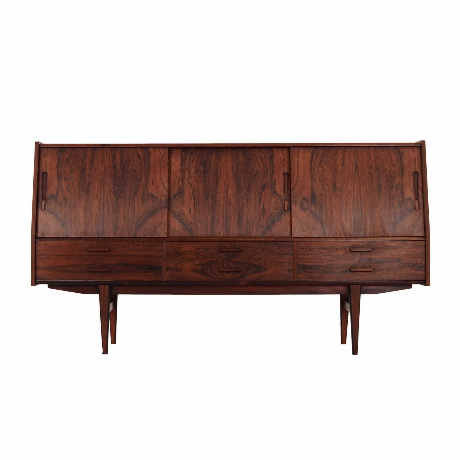 Vintage Highboard, Danish Design, 1970s, Production: Denmark