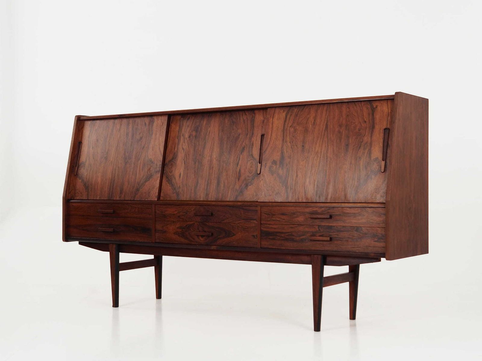 Vintage Highboard, Danish Design, 1970s, Production: Denmark photo vinterior