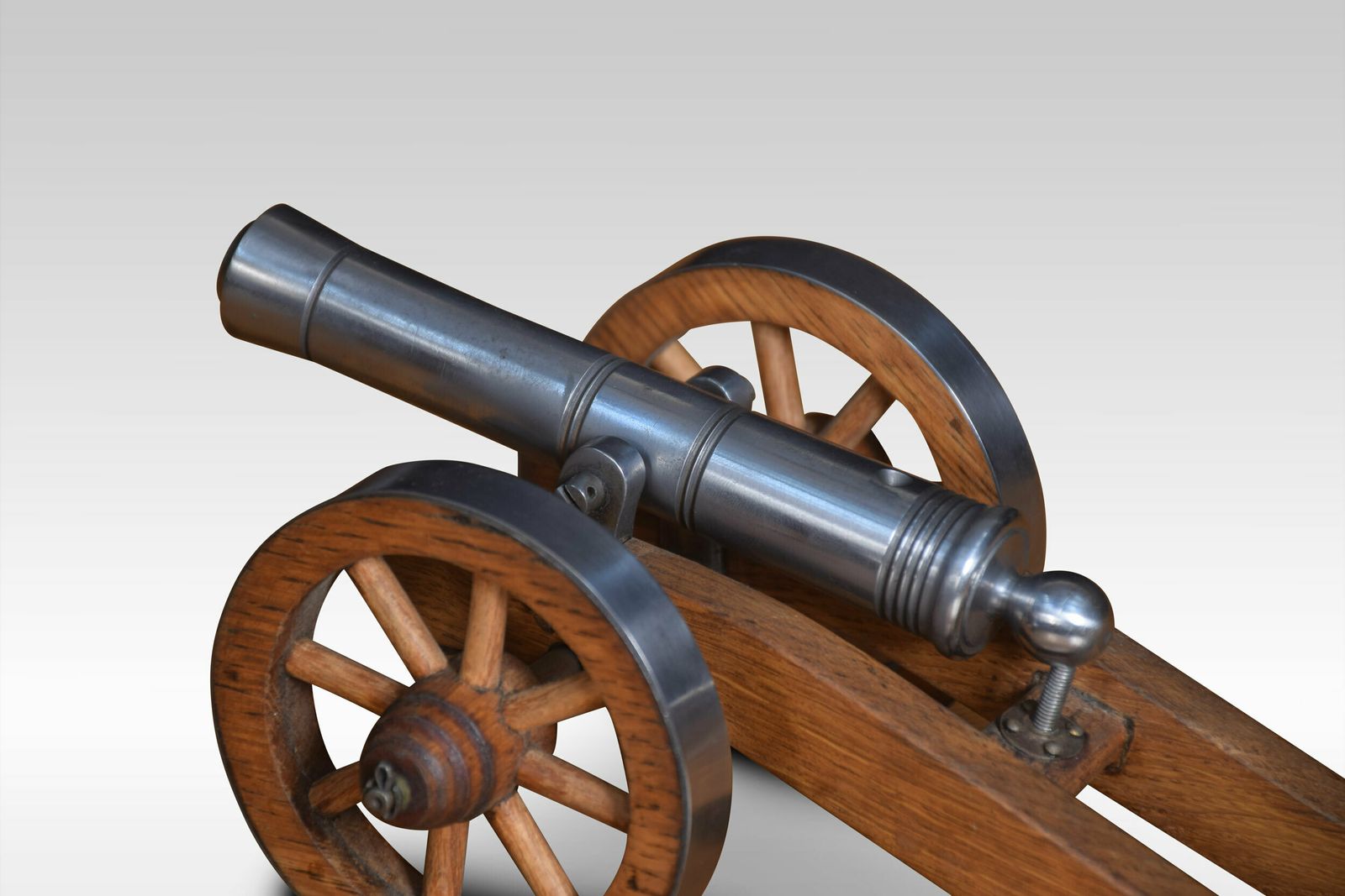 Polished Steel Signal Cannon photo for sale