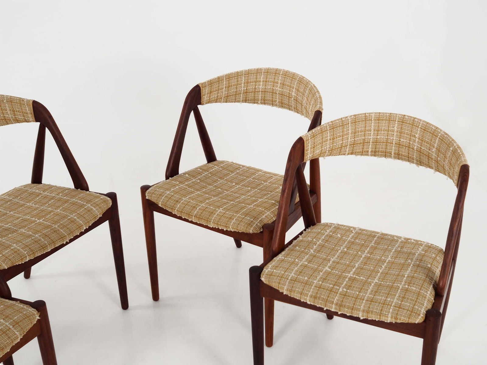 Set Of Four Teak Chairs, Danish Design, 1970s, Designer: Kai Kristiansen photo Furniture