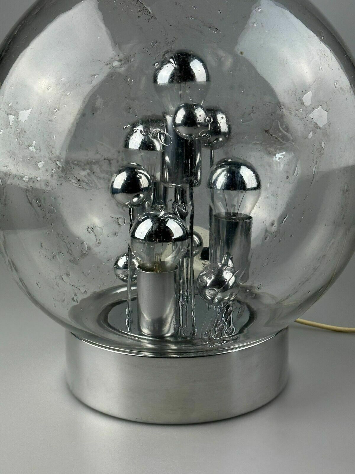 60s 70s Table Lamp Ball Lamp Doria "Big Ball" Glass Space Age Design photo 1105.0