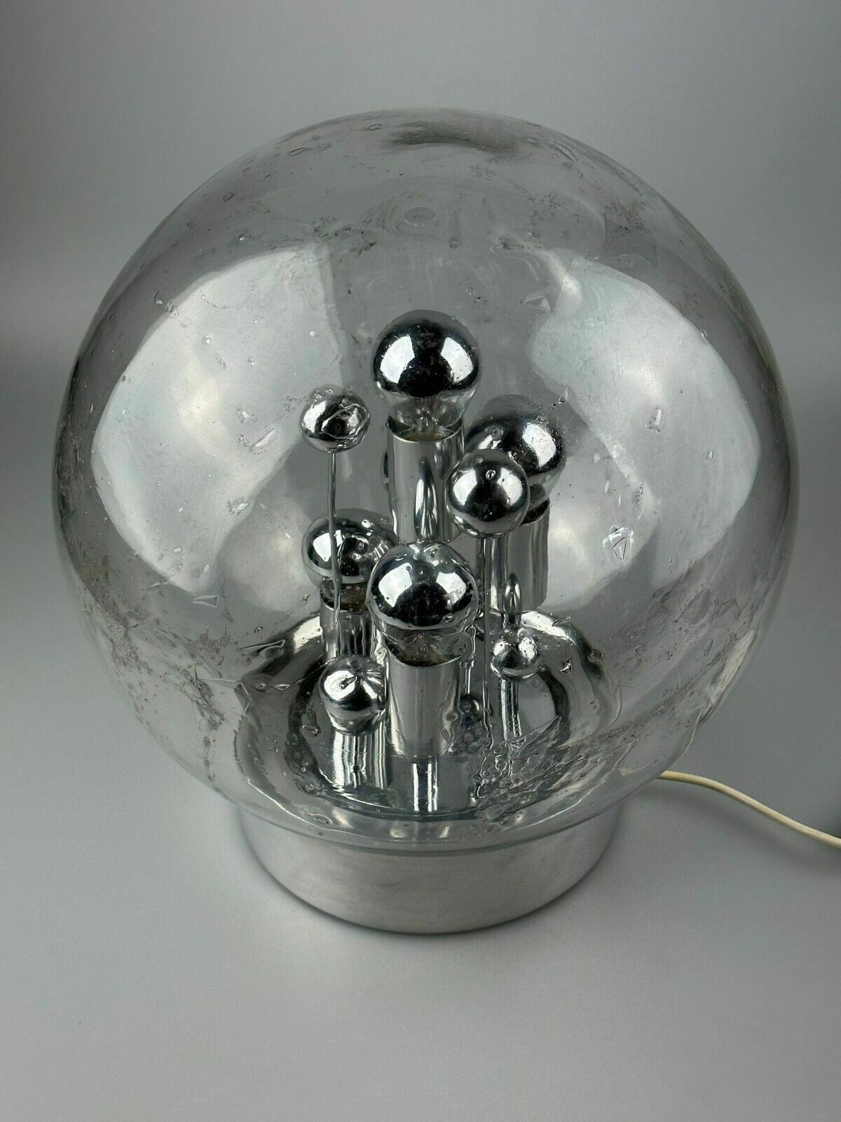 Lighting 60s 70s Table Lamp Ball Lamp Doria "Big Ball" Glass Space Age Design photo