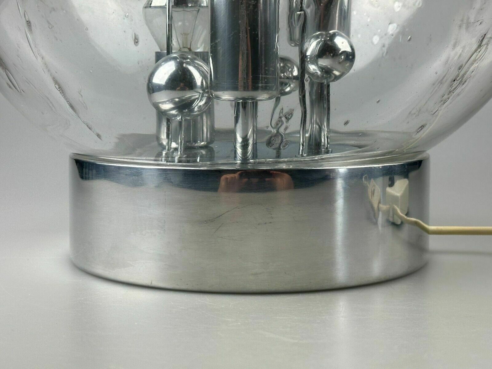 1105.0 60s 70s Table Lamp Ball Lamp Doria "Big Ball" Glass Space Age Design photo