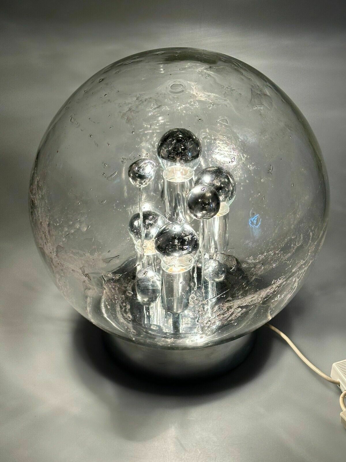 photo vintage 60s 70s Table Lamp Ball Lamp Doria "Big Ball" Glass Space Age Design