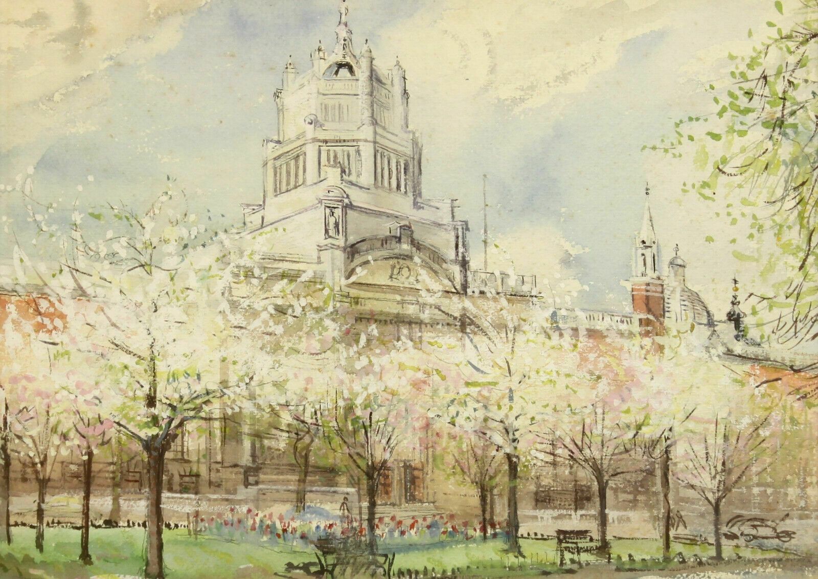 Watercolour By Lily Allsop. The Victoria And Albert Museum photo furniture