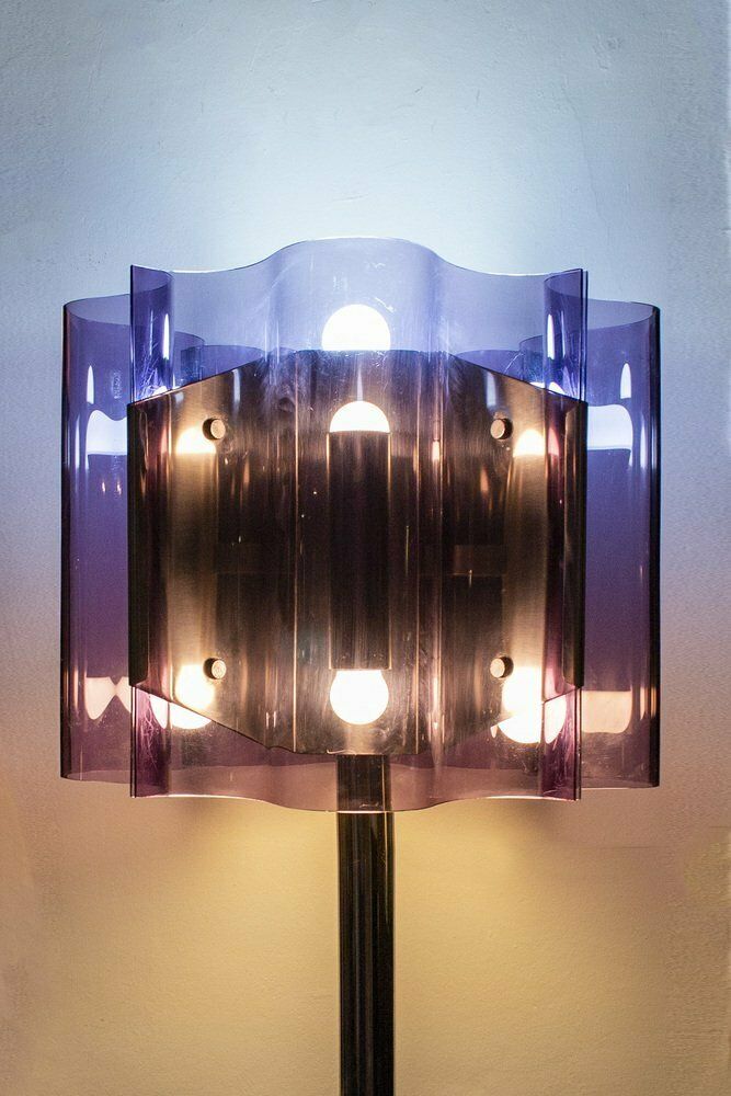 Space Age Earth Lamp In Acrylic Glass, Italy, 1970s photo for sale