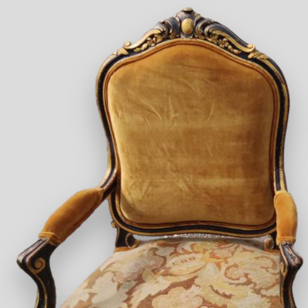 A Stunning Pair Of Second Empire Fauteuil Armchairs photo Furniture