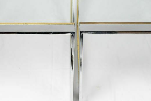 Furniture Pair Of Romeo Rega Glass Tables photo