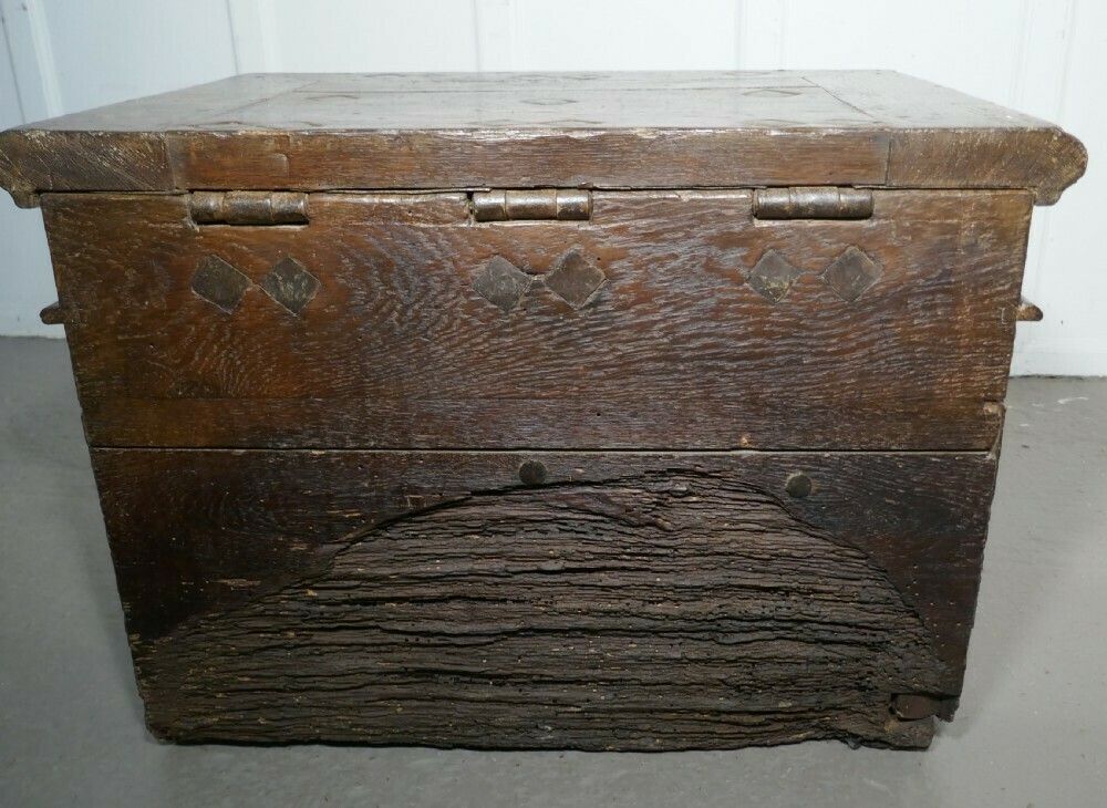 17th Century French Coffer, Oak Silver Treasure Chest, Strong Box photo buy
