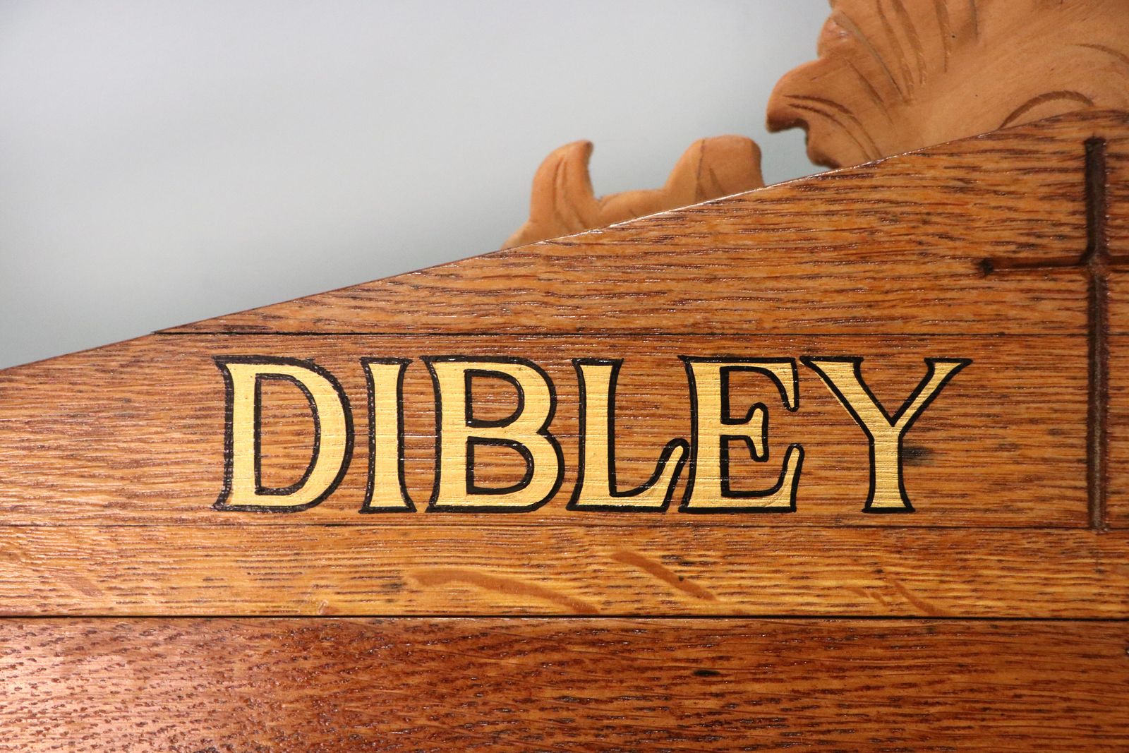An Unusual Late Victorian Oak Church Notice Board Sign Written Vicar Of Dibley photo buy