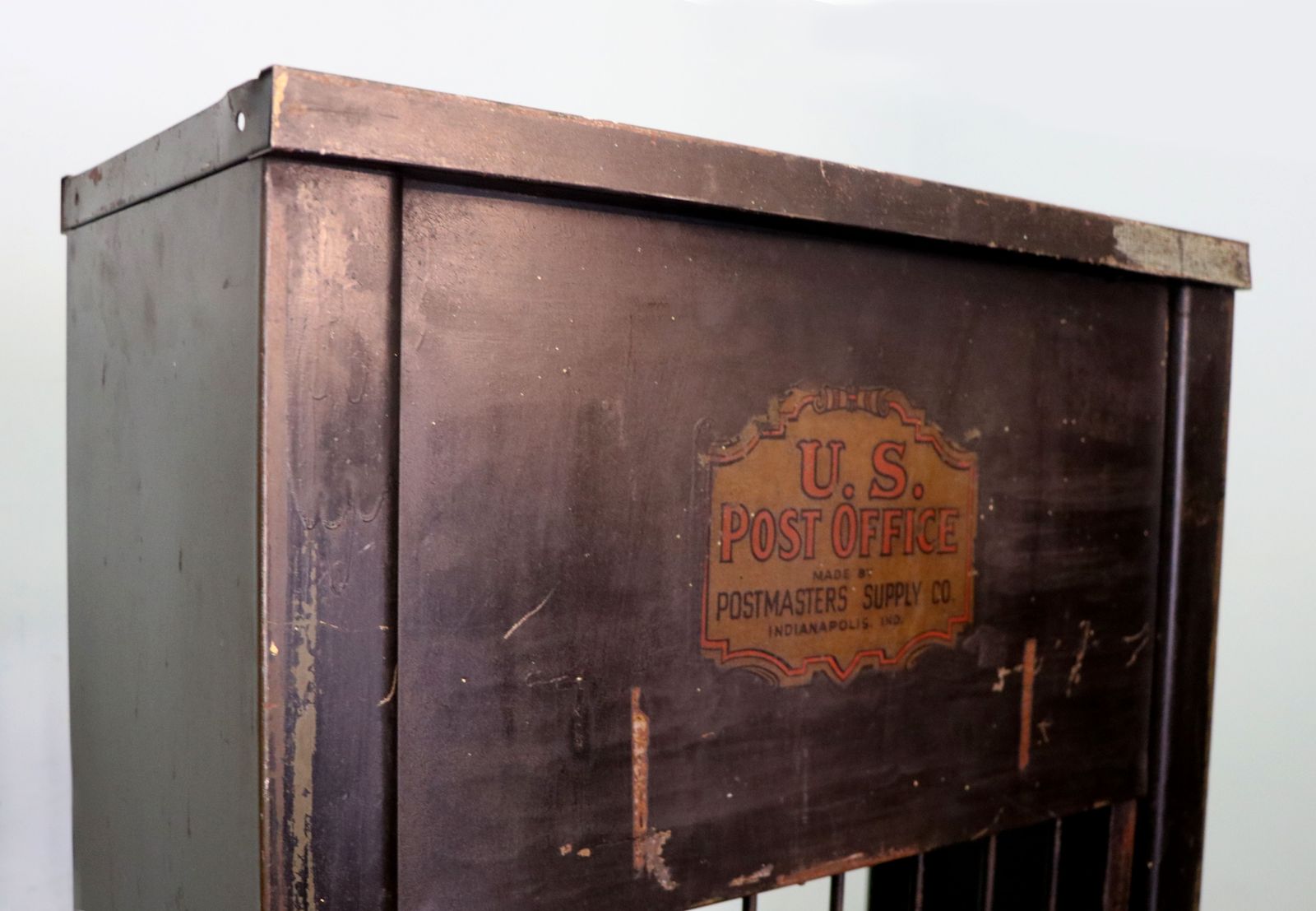 A Lovely United States Post Office Counter Window. photo vinterior