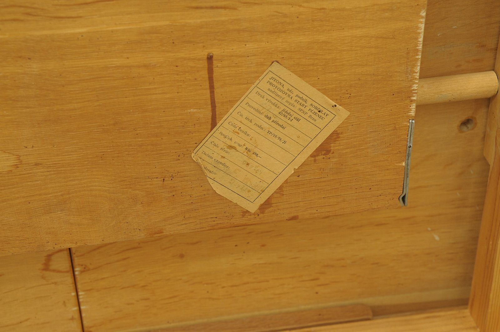 653.0 Volledig Opgeknapt Inklapbare Eettafel Van Jitona, Ca. Jaren 1960, Tsjecho Slowakije photo