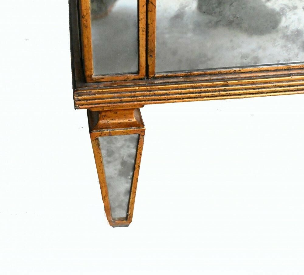 Art Deco Commode Mirrored Chest Of Drawers photo vintage