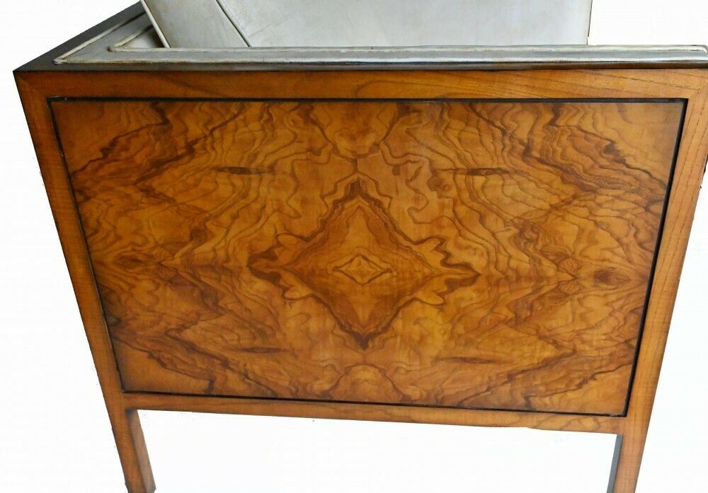 Art Deco Club Chair Box Walnut photo Furniture