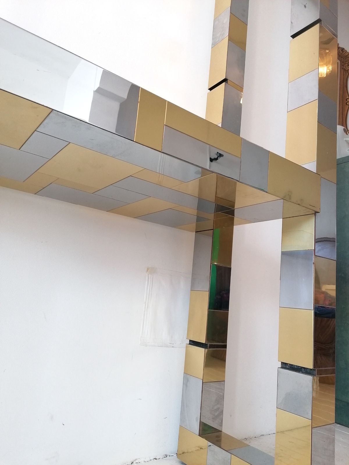 Rare Signed Paul Evans Brutalist 'Cityscape' Large Etagere Freestanding Shelves, 1970s American photo 6995.0